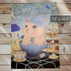 Colorful JETOY Choo Choo Cat Coloring Book - Version #2